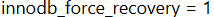 innodb recovery