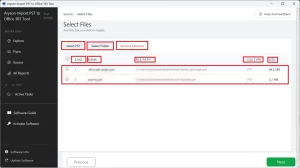 Select PST or Select Folder