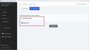 Select Office 365 as the destination