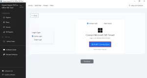 click on Add Connection and enter your Office 365