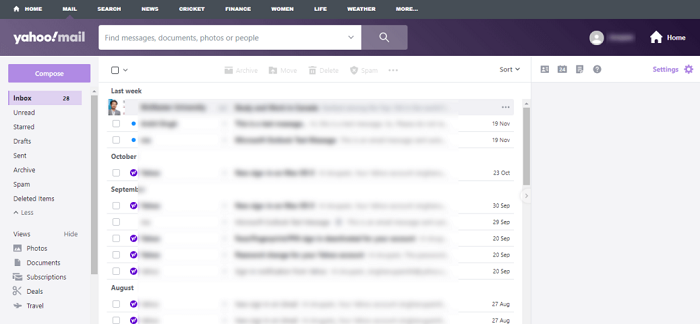 Enter Yahoo Login Details