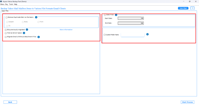 pick the additional features