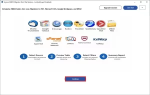 Launch and open the Aryson MBOX Migrator Tool