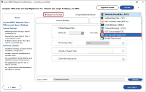 choose CSV