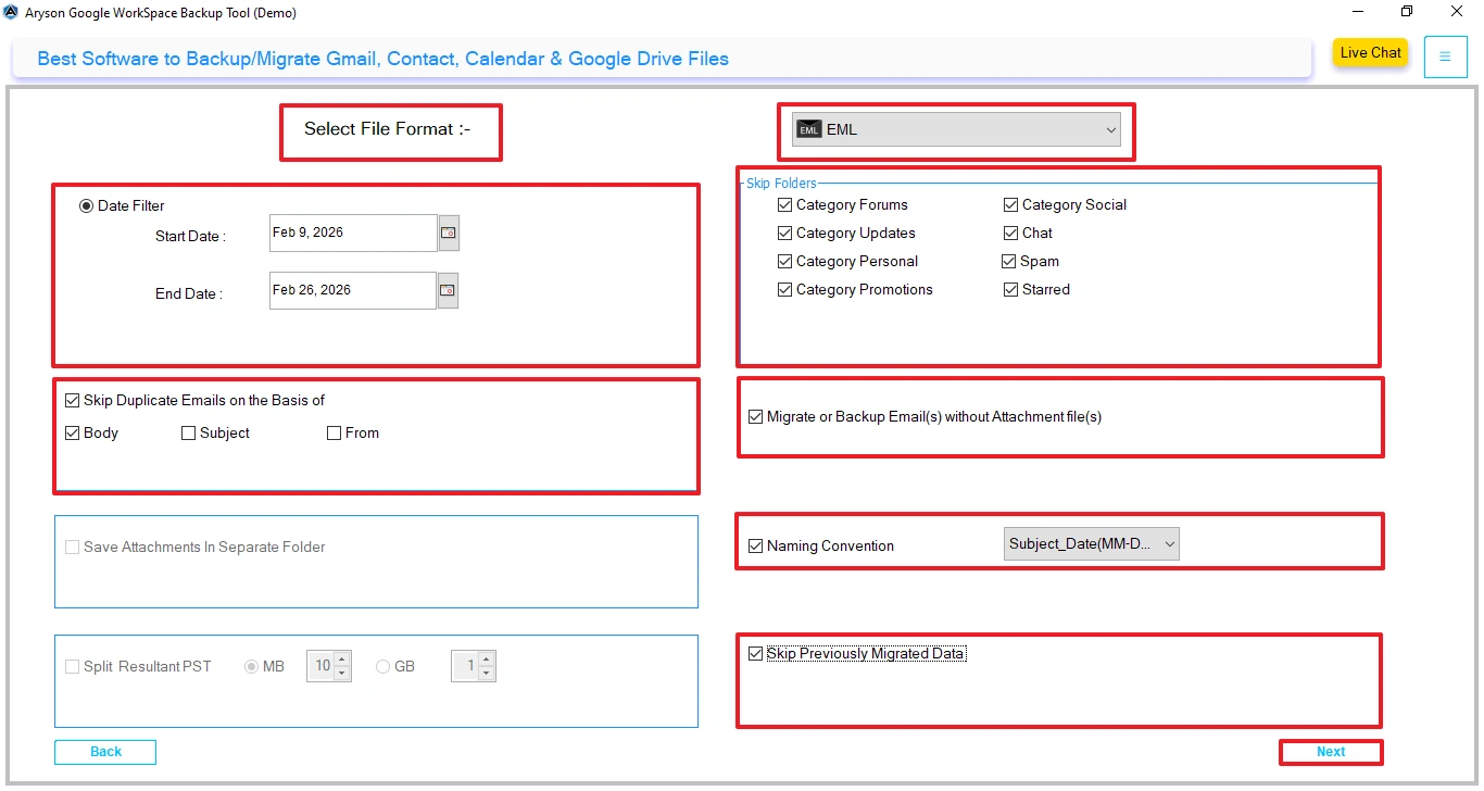 Use additional features