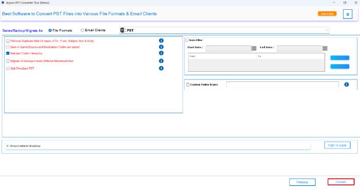 export PST emails to Word documents
