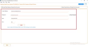Enter your AWS WorkMail email address