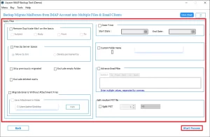 Use the additional feature, and click on the Start Process