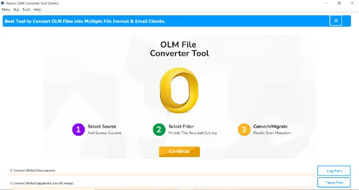 Download and Run OLM Converter
