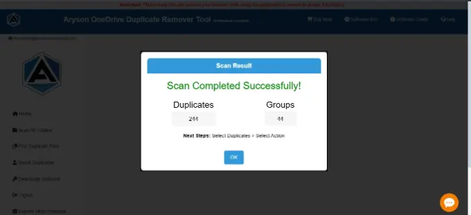 display all the duplicates