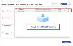 Load the desired PST files