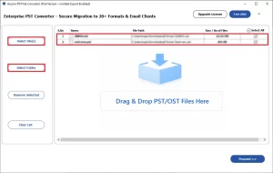 Select Files / Select Folders