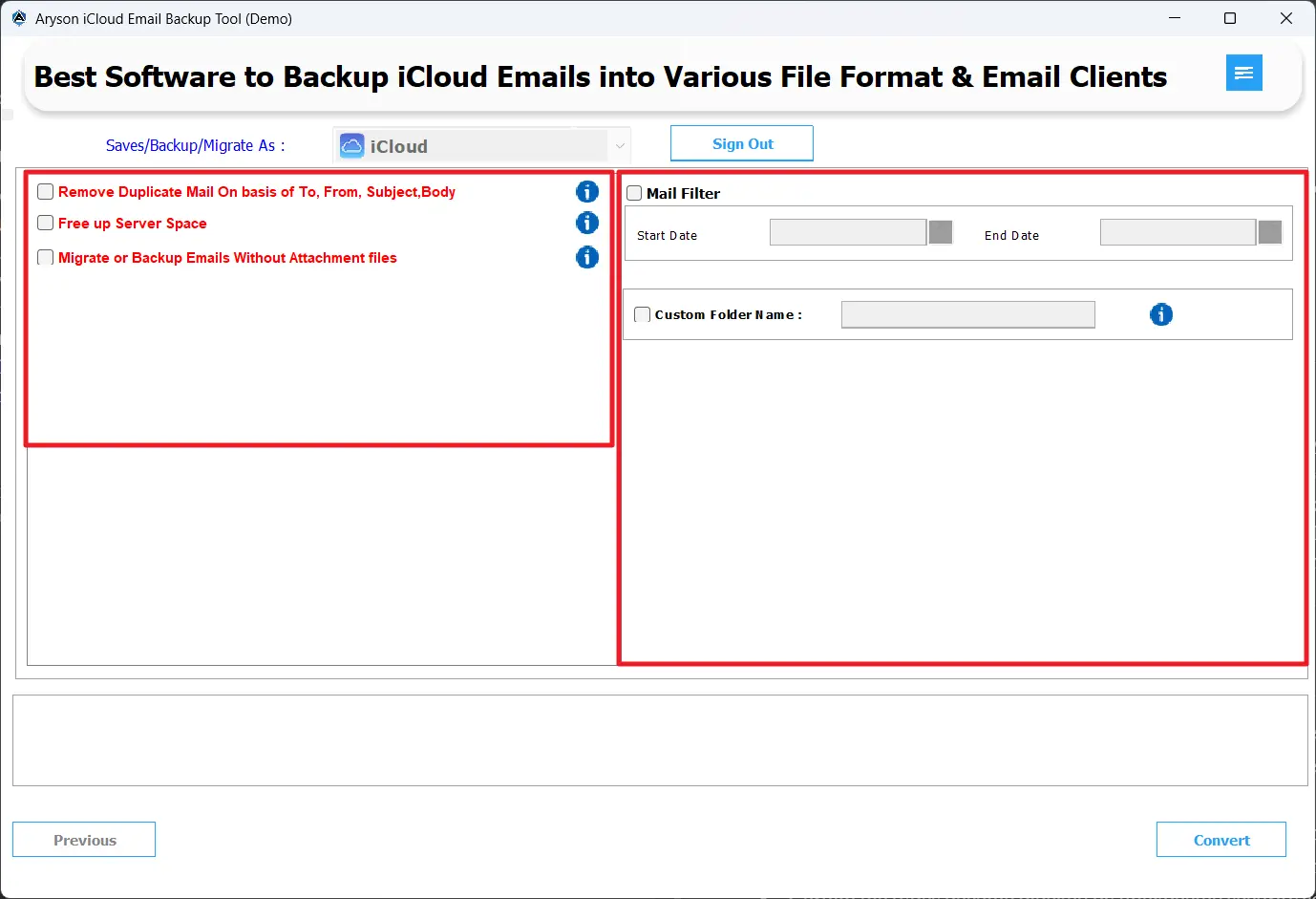 Use the additional filters