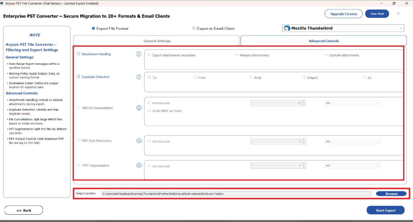Apply the required software filters as per need
