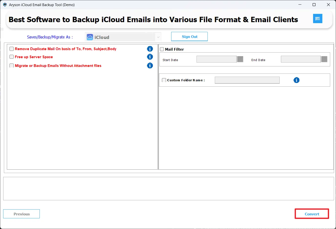 Click on Convert button