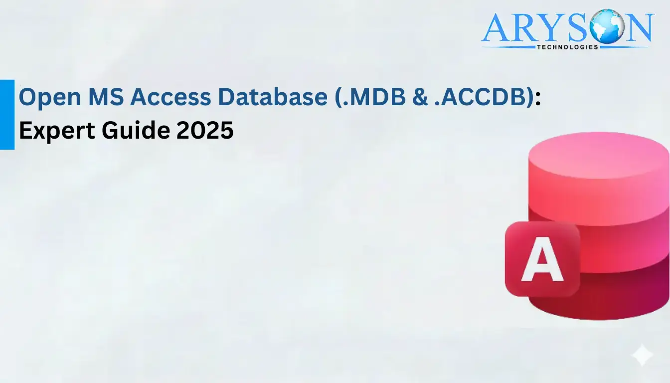 Open MS Access Database