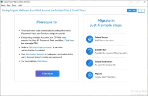 download & install Aryson IMAP Backup Tool