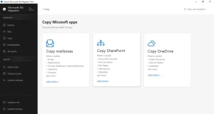 Launch the Aryson Tenant-to-Tenant Migration Tool
