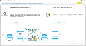 Download the Aryson Google Workspace Backup Tool