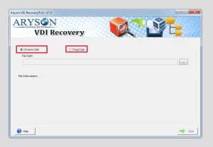 “Dynamic Disk” or “Fixed Disk”