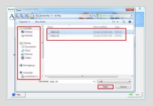 select the VDI file