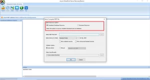 Complete Database Recovery or Document