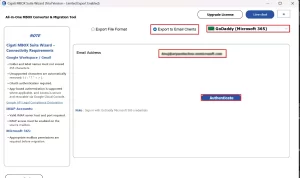 Select GoDaddy (Office 365)