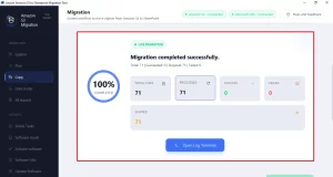 Migration Completed Successfully