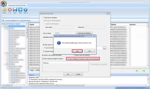 "Save maximum length of column" or "Save collation of columns