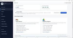 Download and run the Aryson Google Workspace Backup Tool