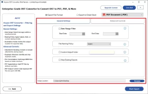 advanced filters and features