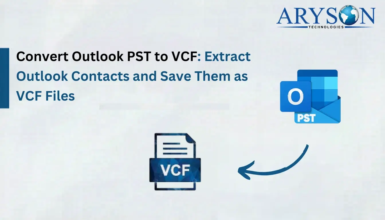 Convert Outlook PST to VCF