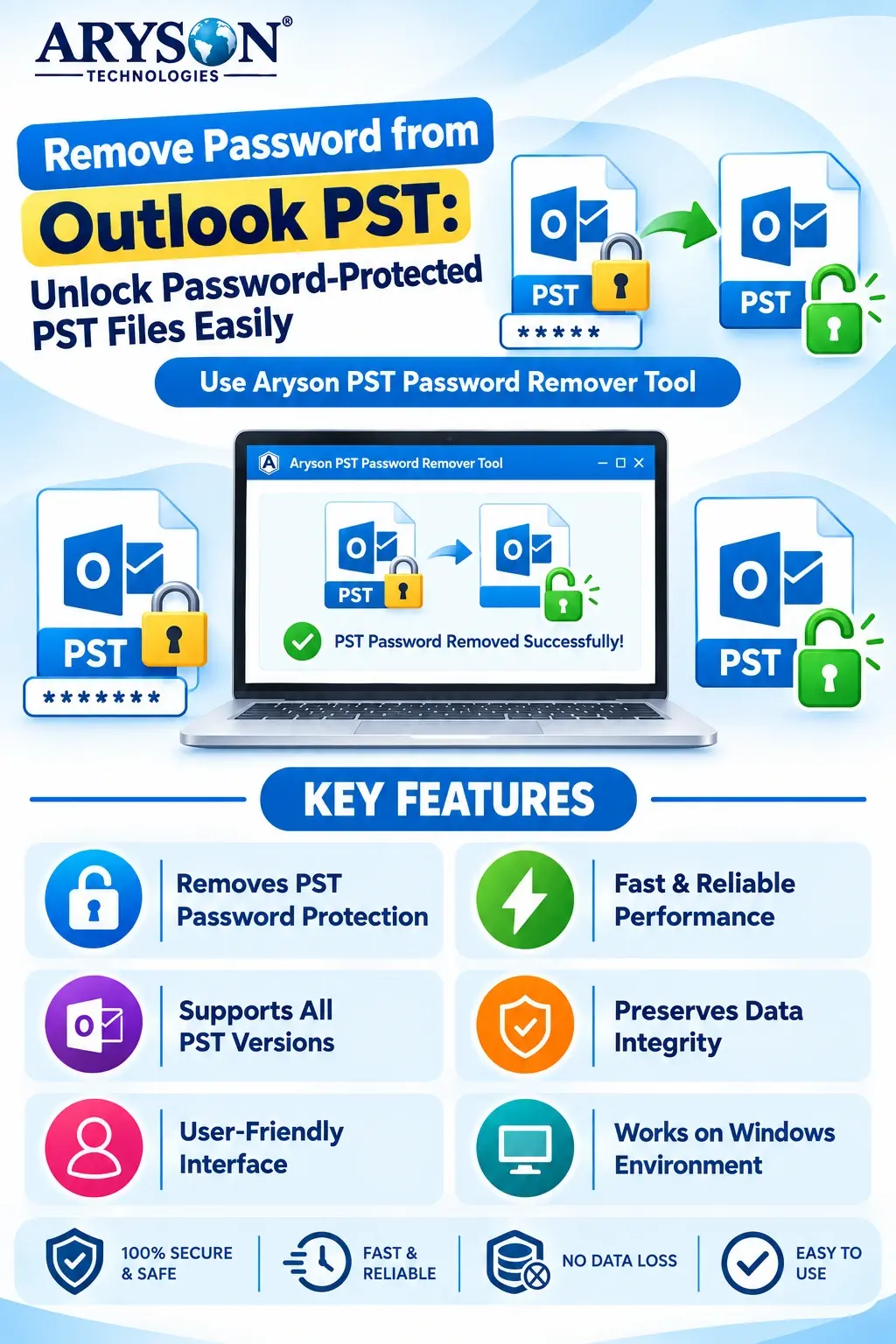 Remove Password from Outlook PST