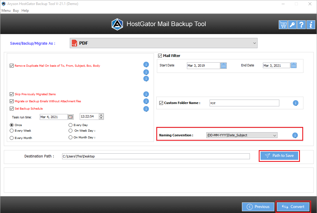 Save to PDF