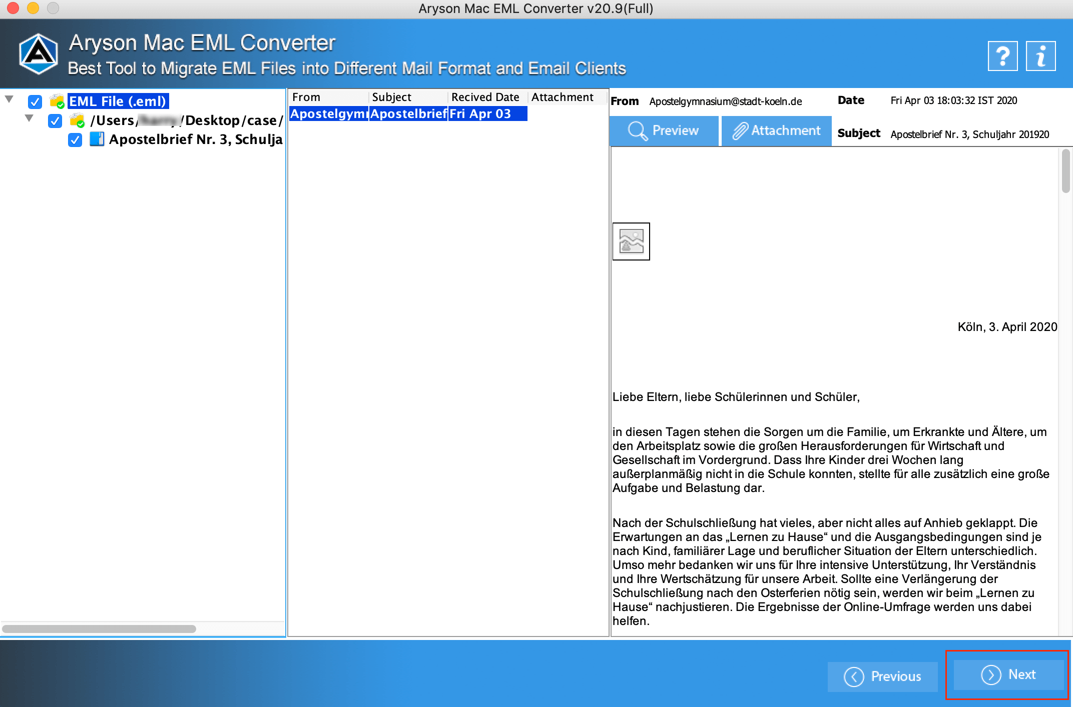 EML Converter