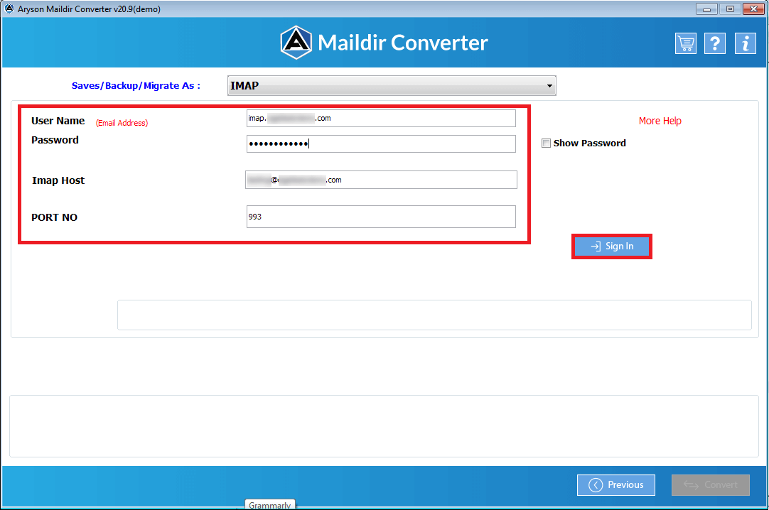 Maildir Converter