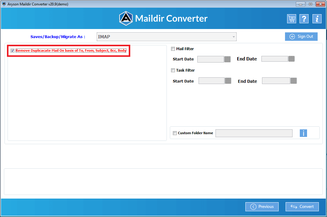 Maildir Converter