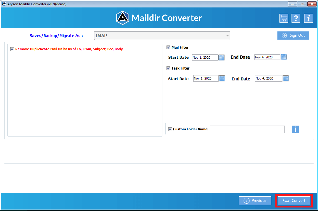 Maildir Converter