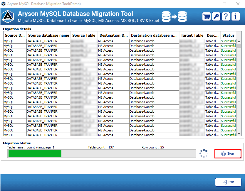 MySQL Database Migration