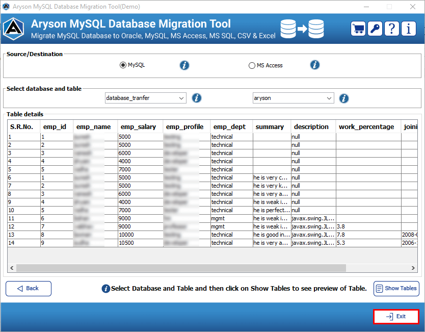 MySQL Database Migration