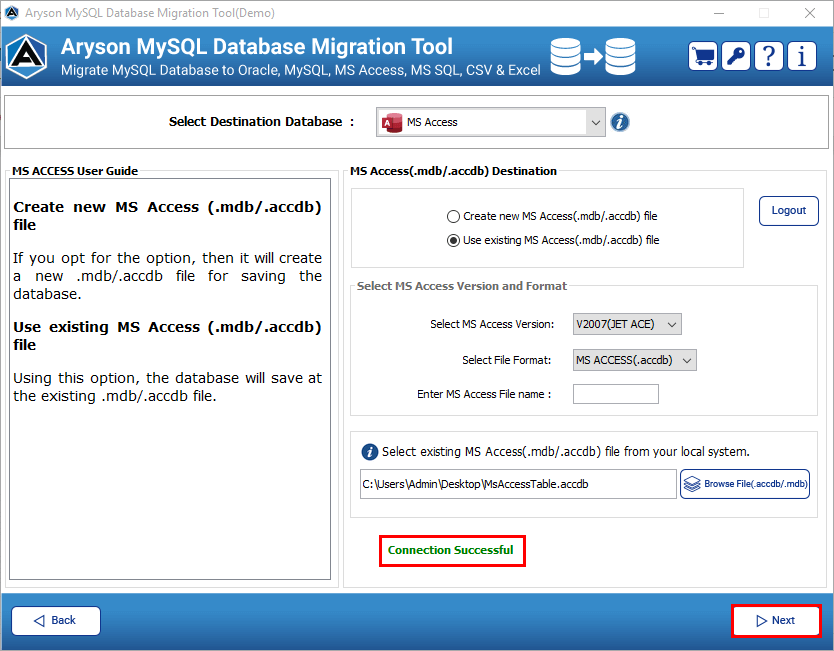 MySQL Database Migration