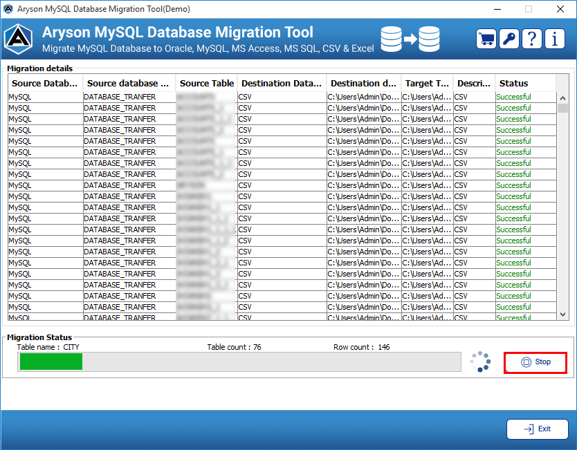 MySQL Database Migration