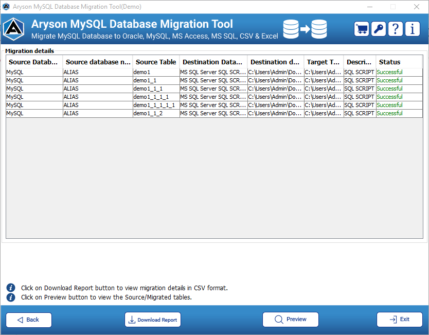 MySQL Database Migration