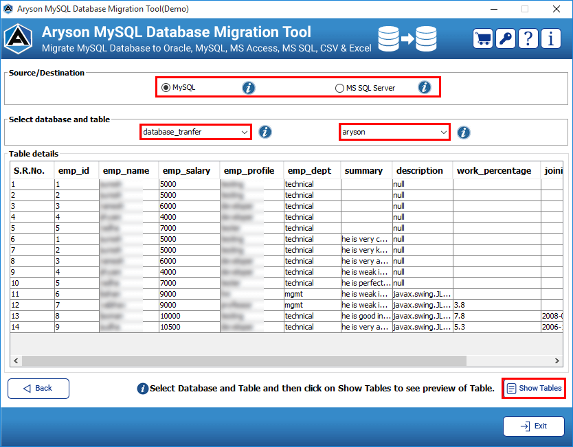 MySQL Database Migration