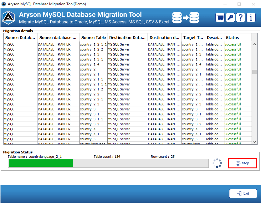 MySQL Database Migration