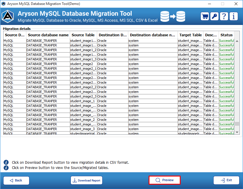 MySQL Database Migration