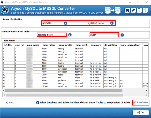 MySQL to MS SQL Converter