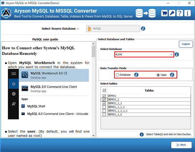 MySQL to MS SQL Converter