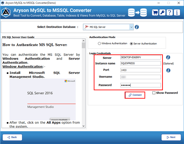 MySQL to MS SQL Converter