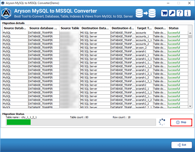 MySQL to MS SQL Converter